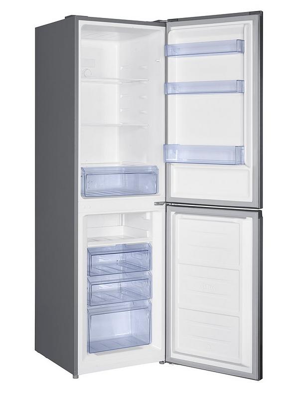 Swan SR156120I 55cm Wide, Total No Frost, 50/50 split Fridge Freezer - Inox - Image 3